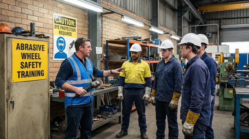 Abrasive Wheels Trainer Course UK - accredited abrasive wheels safety training and qualification