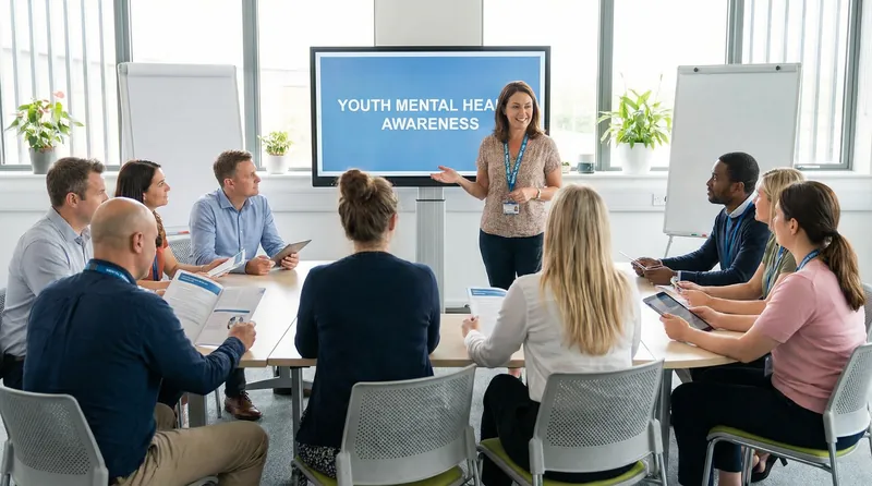 Youth Mental Health First Aid Trainer Course UK - accredited youth mental health trainer qualification
